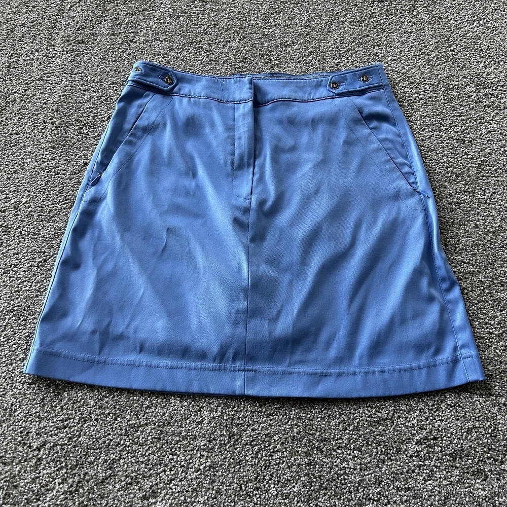 Tail Skort Womens L Blue Golf Tennis Athletic Pockets Built In Shorts Nanotex